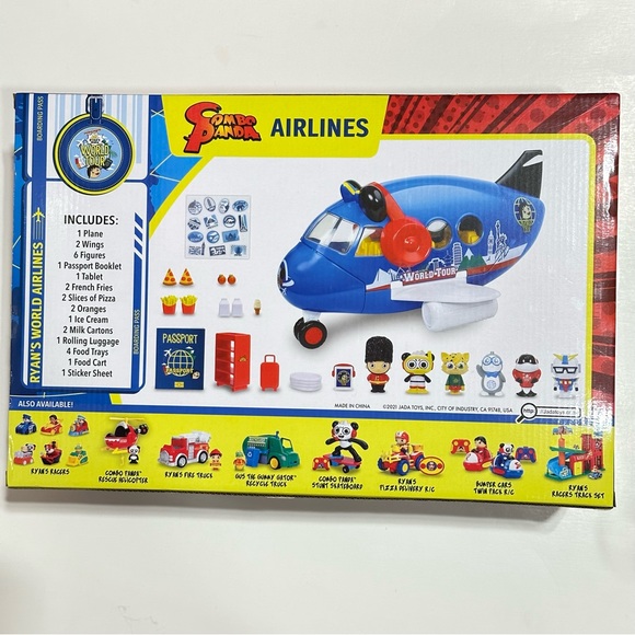 Ryan's World Combo Panda World Tour Airplane Playset - Picture 4 of 5